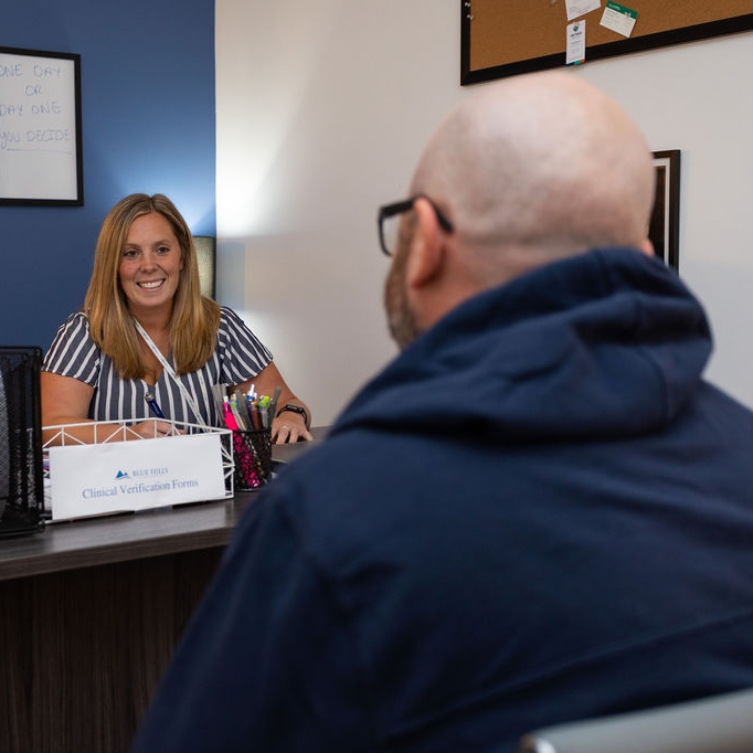 Lower level at Blue Hills Recovery's Facility