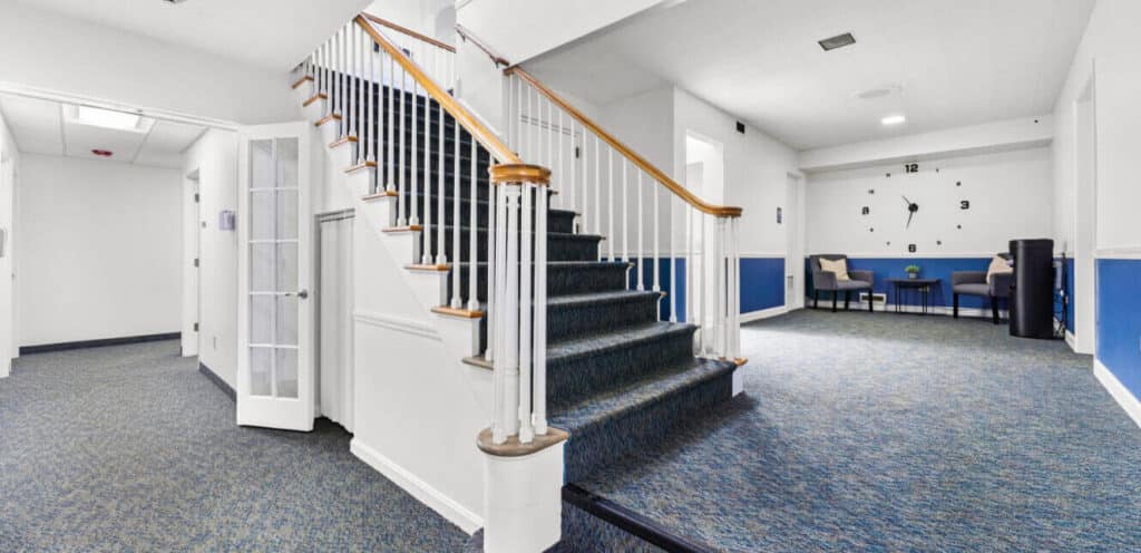 Lower level at Blue Hills Recovery's Facility